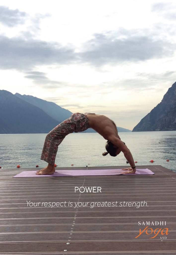 Chakrasana at Lake Garda.